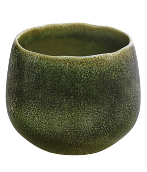Keramik-Übertopf konisch, | braun Dehner Earth, Scheurich
