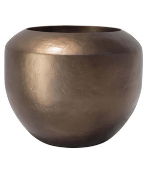 Scheurich Keramik-Übertopf Dehner Silver, ca. Mirror | B29/H14/T23 silber, oval, cm